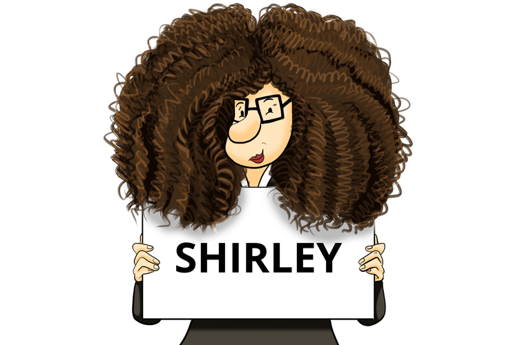 Remember Shirley with curly hair